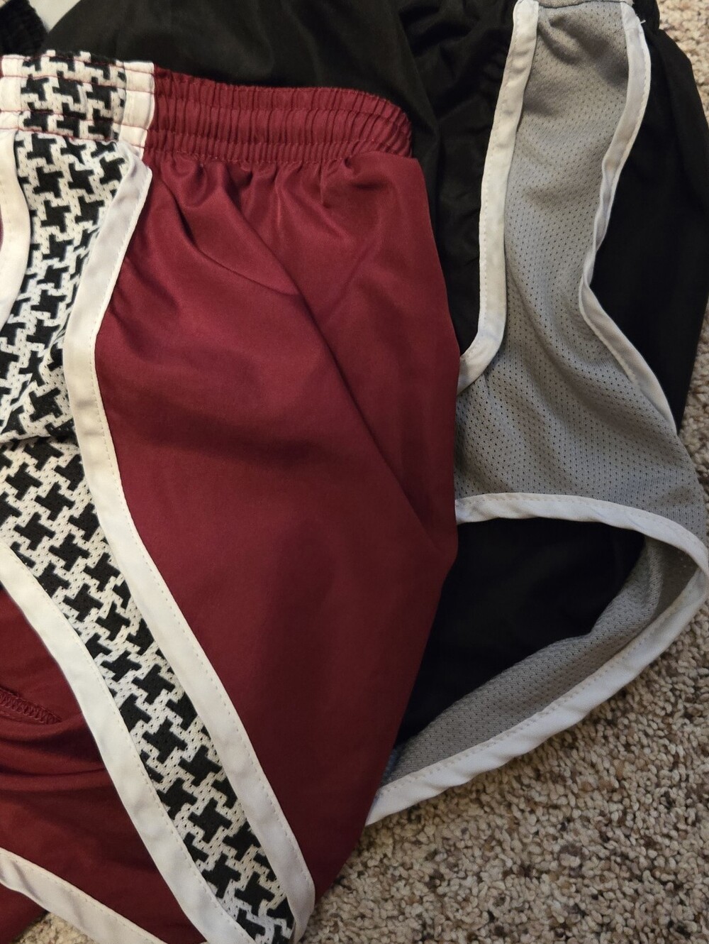 Soffe Women's Maroon and Black Athletic Shorts Lined Lot M - Picture 3 of 4